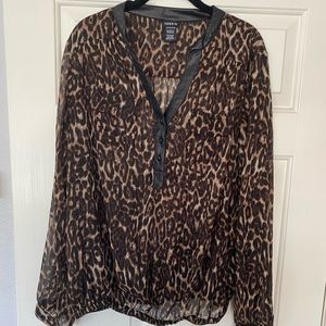 Leopard blouse